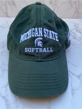 Michigan State University Softball Legacy Relaxed Unstructured Cap Adjustable